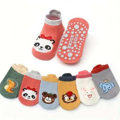 Non-Slip Baby boy Socks 6 pairs 