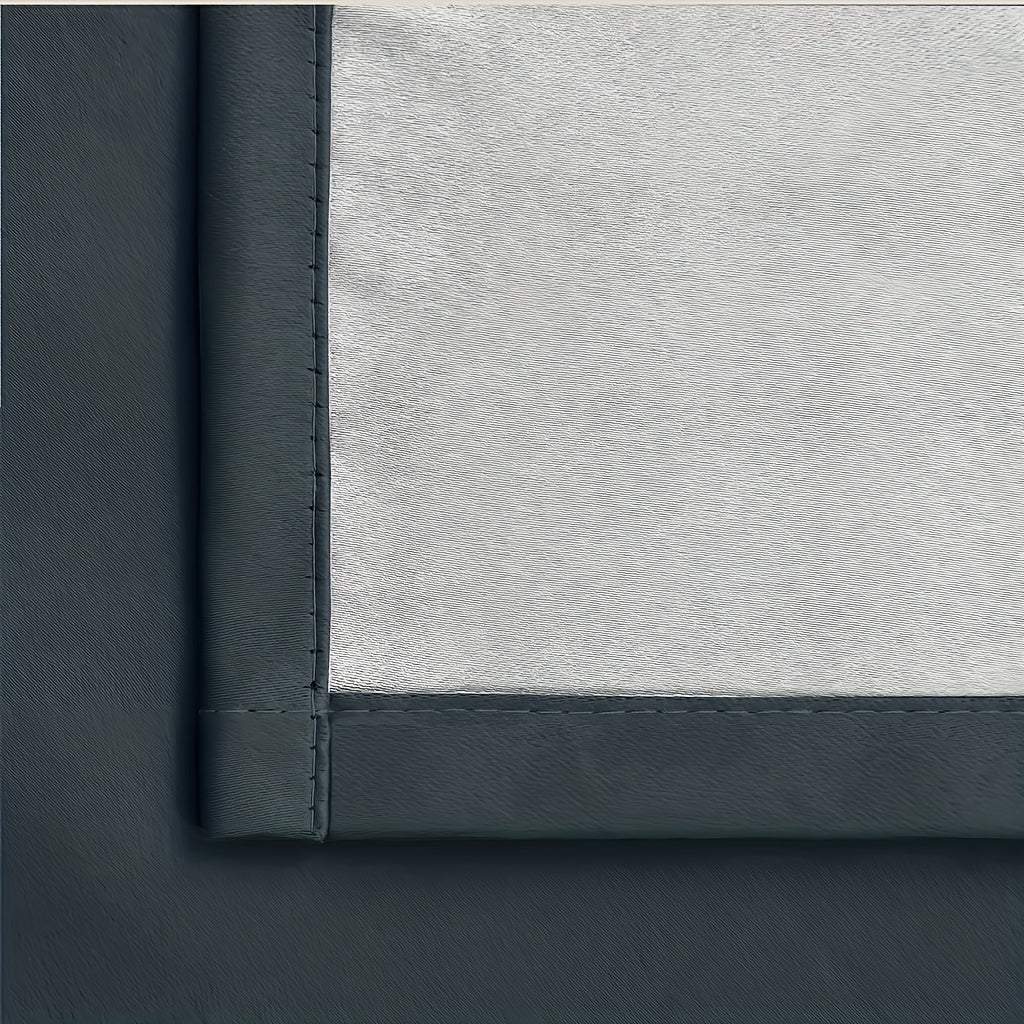 2pcs Modern plaid curtains in red and grey