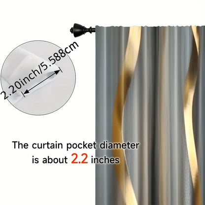 Minimalist Golden Curtains