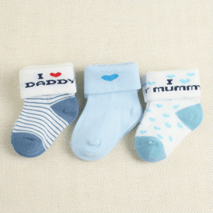 3 Pairs Of Socks For Boys aged 0-3 months