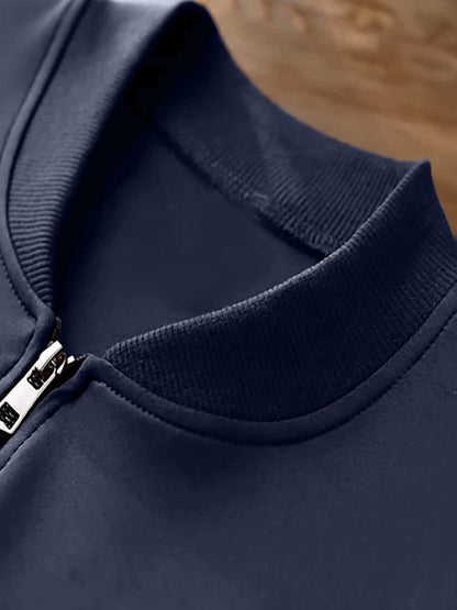 Men Navy Bomber Jacket