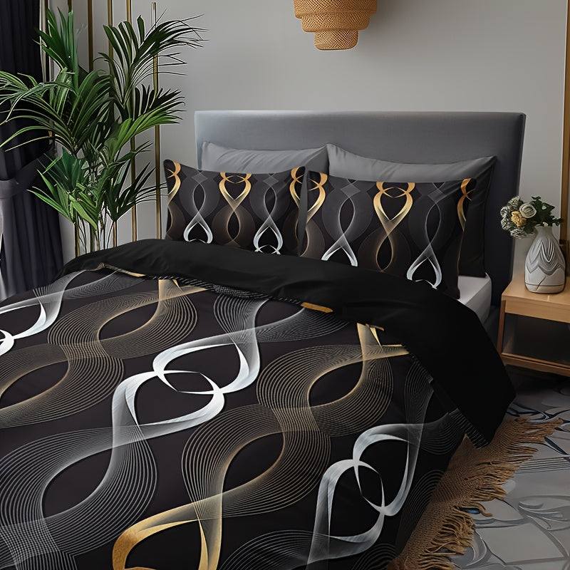 Wave Pattern Duvet Cover