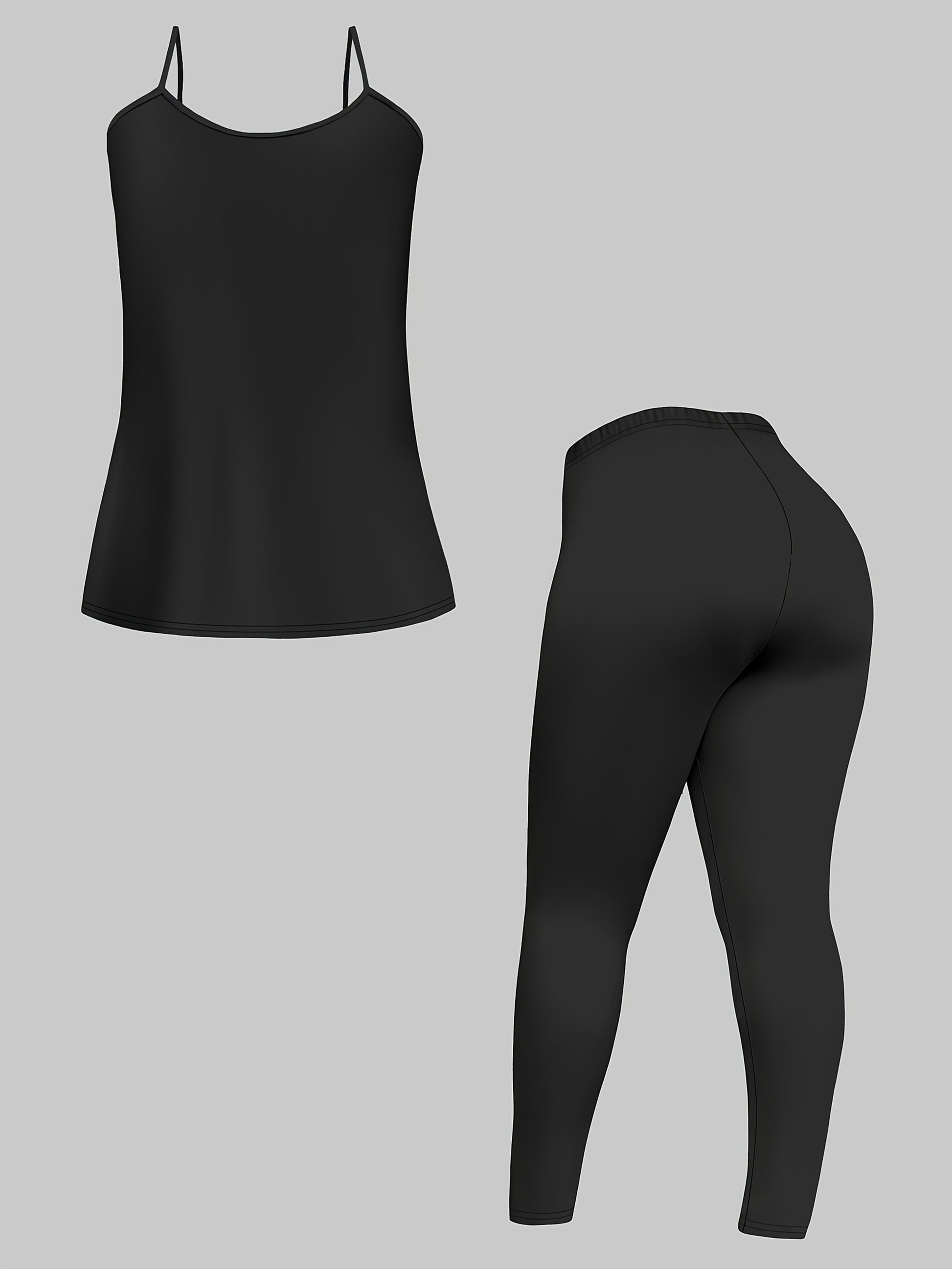 Plus Size Leopard Cardigan, Tank Top & Pants Set - Stretchy & Stylish