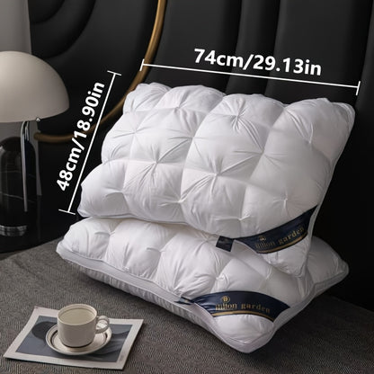 1pc/2pcs Luxury 5-Star Hotel Quality Pillows for Back Support
