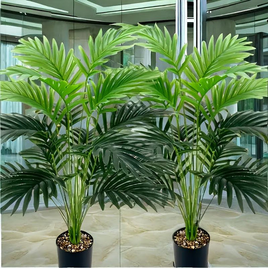 Authentic Faux Palm Trees for Home & Office Decor 2-pack
