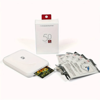 Wireless Portable Photo Printer - Mini Color, IOS/Android