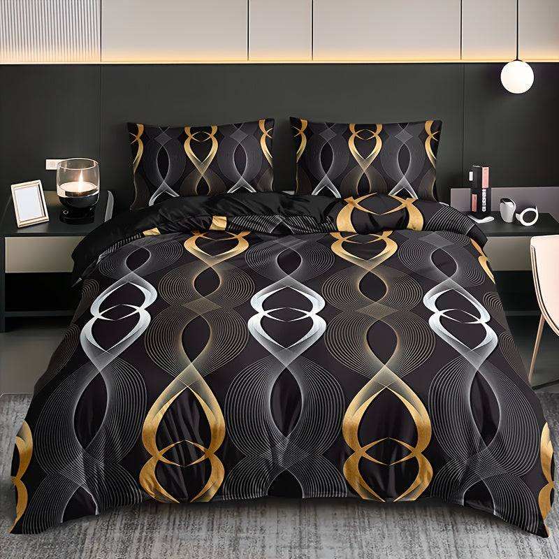 Wave Pattern Duvet Cover