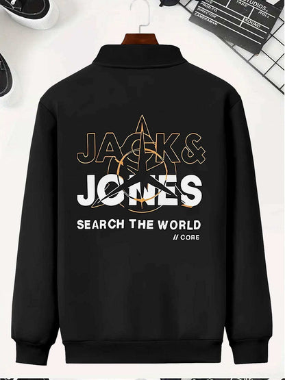 Men Navy Bomber Jacket