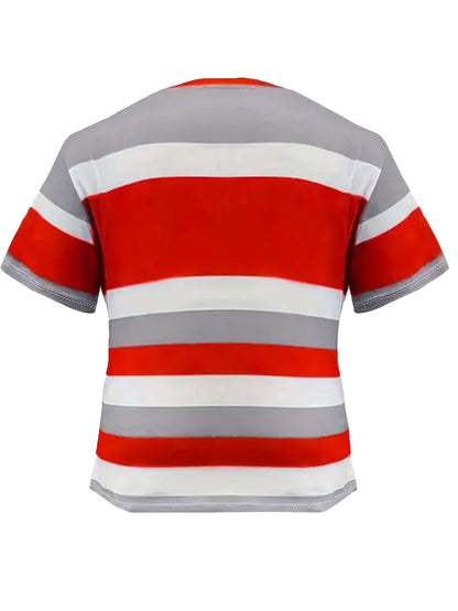 Womens Plus Size Striped T-Shirt 
