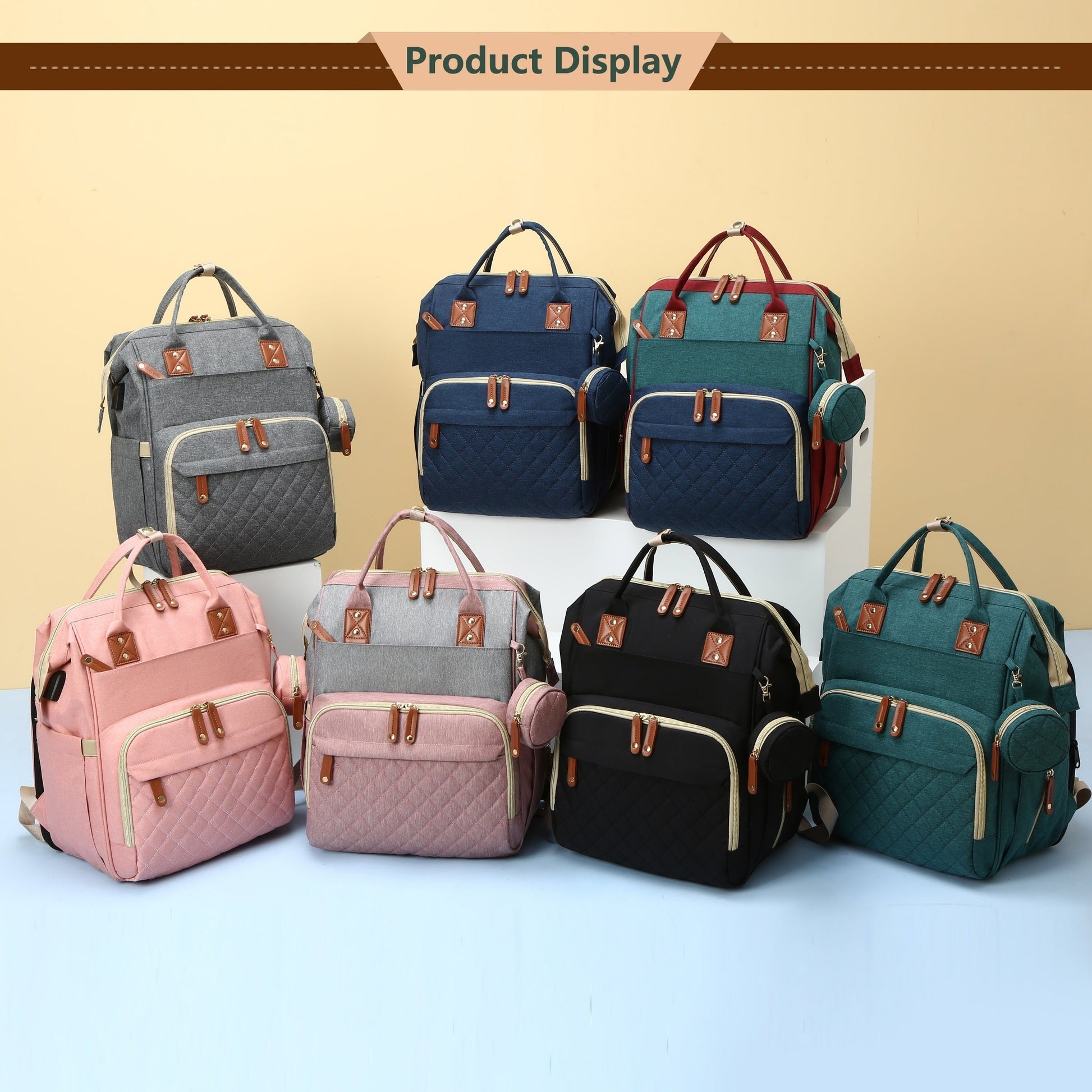 Lamroro Diaper Backpack with Changing Station