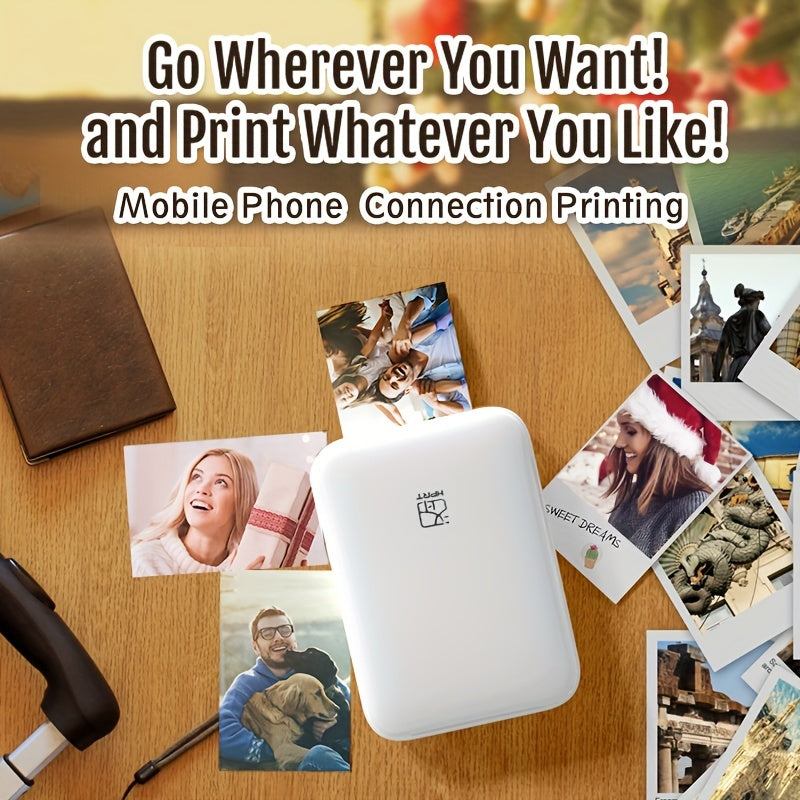 Wireless Portable Photo Printer - Mini Color, IOS/Android