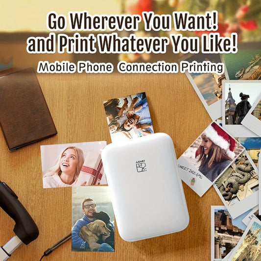 Wireless Portable Photo Printer - Mini Color, IOS/Android