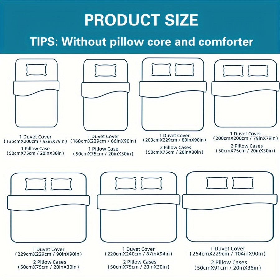 Microfiber Bedding Set -  3 pcs