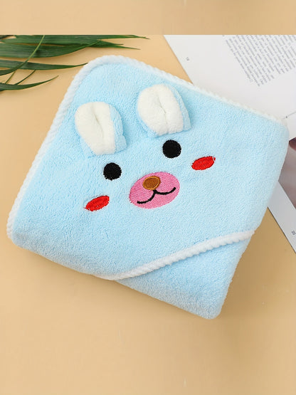 Animal Hooded Baby Bathrobe - Soft & Absorbent for Bath,100% Polyester