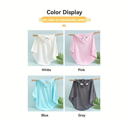 Elephant Hooded Baby Bathrobe and Hat 0-2 Years