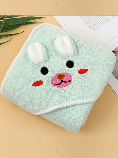 Animal Hooded Baby Bathrobe - Soft & Absorbent for Bath,100% Polyester
