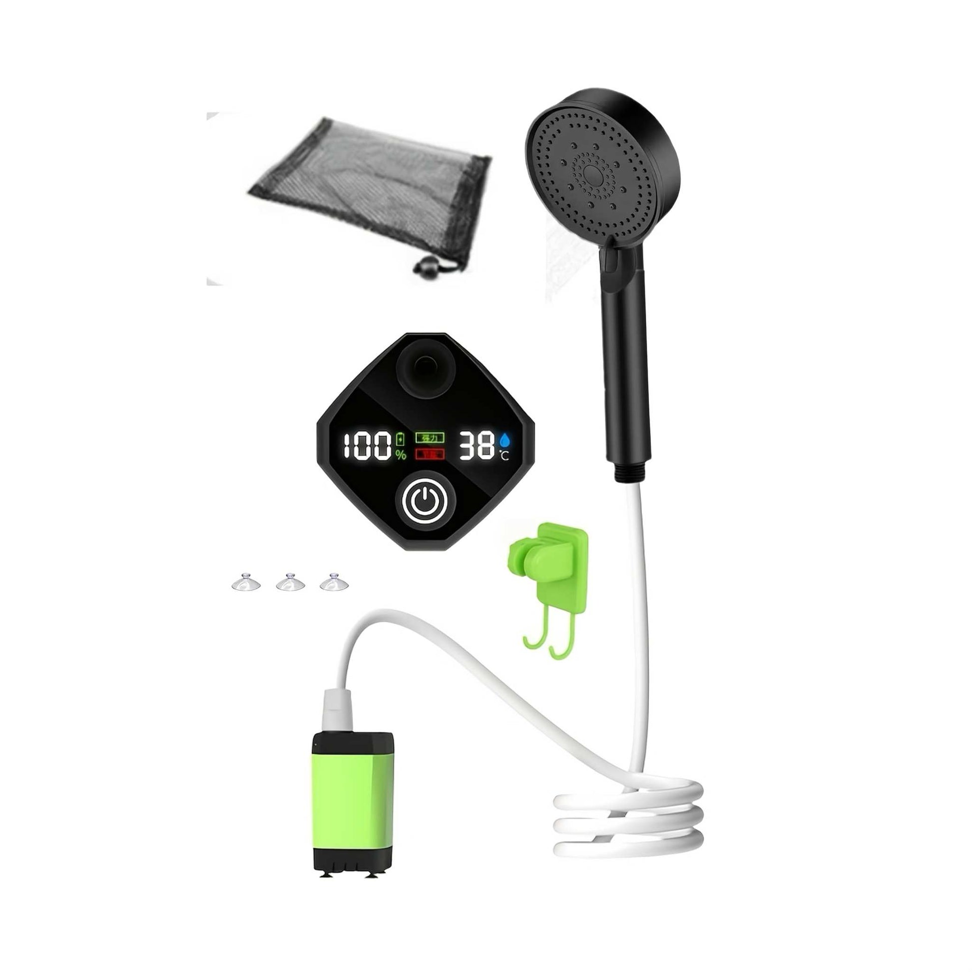 Electric Shower Pump - Portable, USB Rechargeable for Outdoor Use
