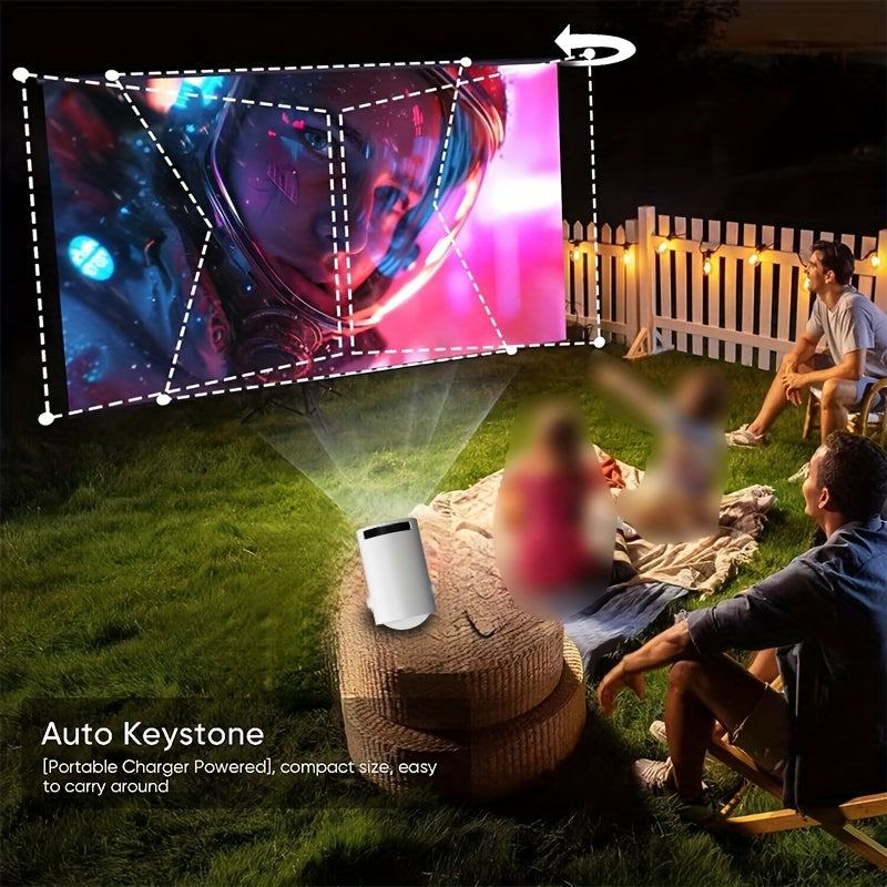 Mini Projector - Rotatable, USB, Built-in Speaker, Office Use