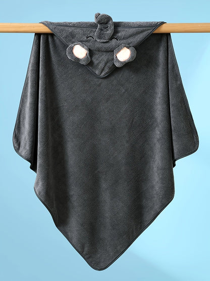 Elephant Hooded Baby Bathrobe and Hat 0-2 Years