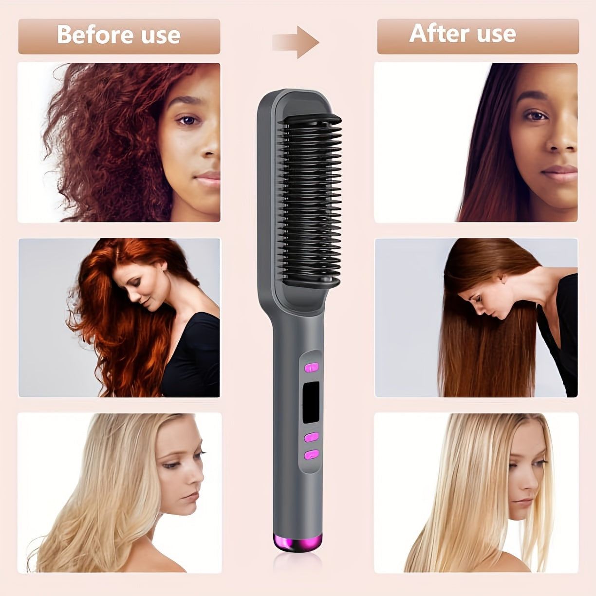 hair straightener comb 
