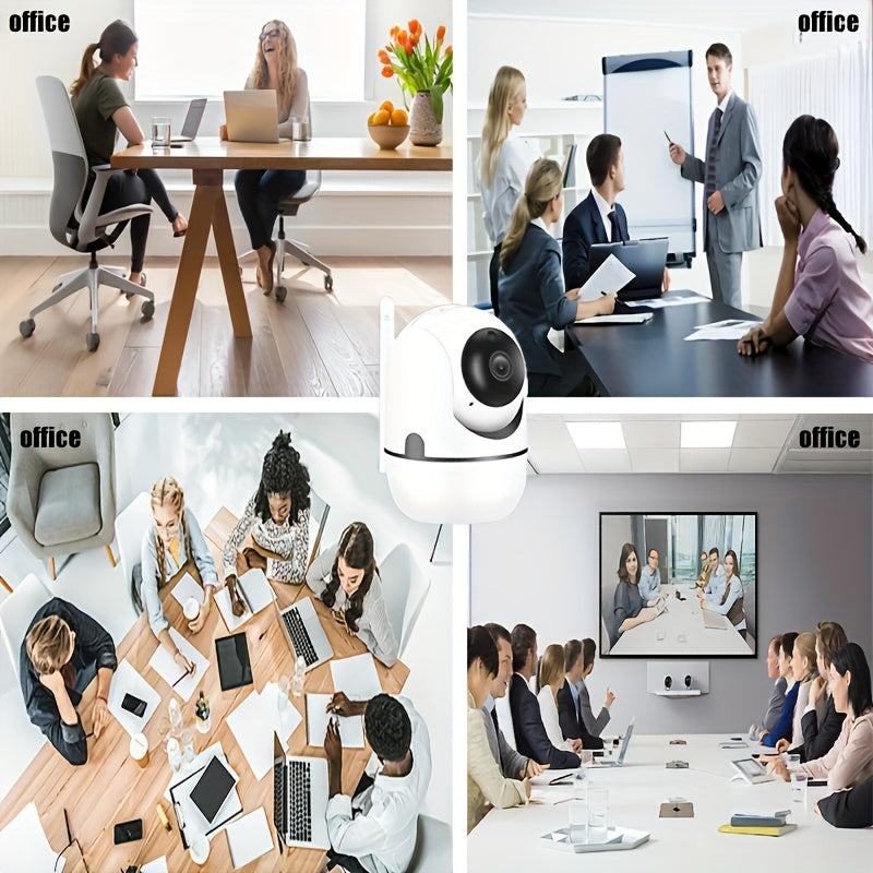 Wireless Home Security Camera -YIIYRY 1080P, Panoramic, 360-Degree