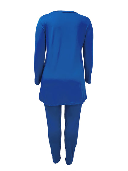 Plus Size Letter Print 