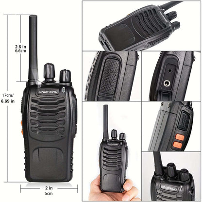 2 pcs Handheld Two-Way Radio for Adults - Ideal for Adventure