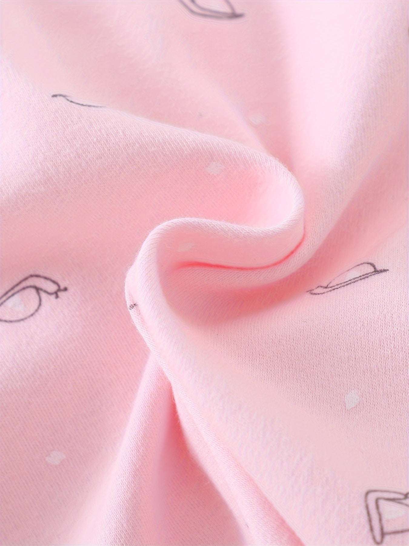 Girls Outfit Set -  7 pcs, Soft Cotton, All-Season,  Bear Themed