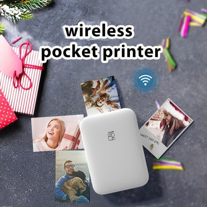 Wireless Portable Photo Printer - Mini Color, IOS/Android