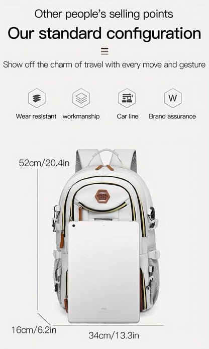 WEIXIER Men Multifunctional Backpack - Versatile Travel & Business