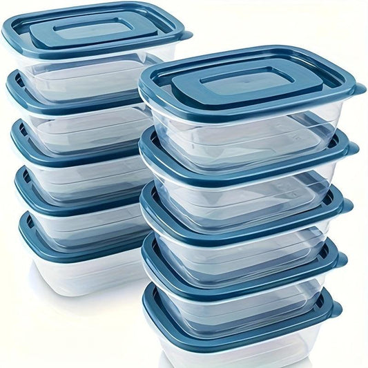 Reusable Food Containers - 10 pcs, BPA-Free, Safe & Leakproof