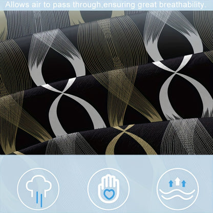 1 pc Simple Modern Style Cross Curve Pattern Printed Fleece Fitted Sheet - Bedroom Use Printed Bed Cover, Mattress Cover, Mattress Protector, Protective Cover, Bedding Accessories Do Not Include Pillowcase Can Be Sent as Gifts