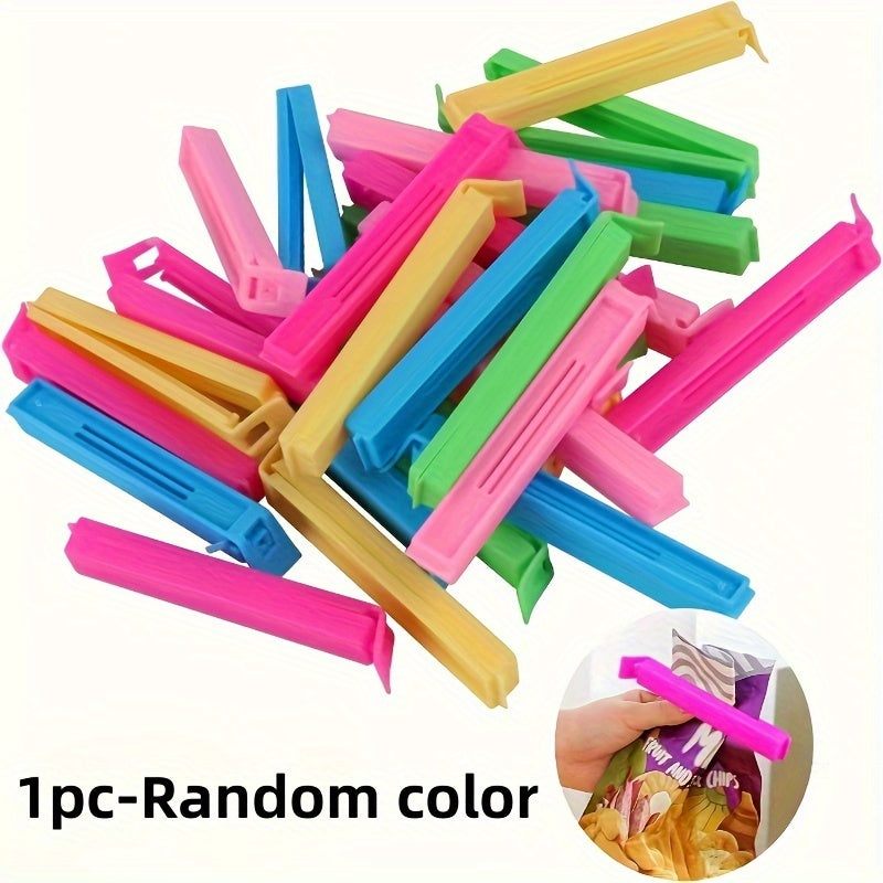 Plastic Food Bag Clip - 20pcs/10pcs/1pc, Reusable Seal Clips