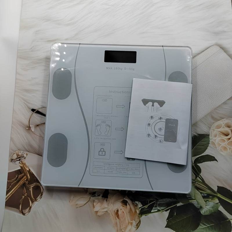Smart Digital Bathroom Scale - Battery Powered Device