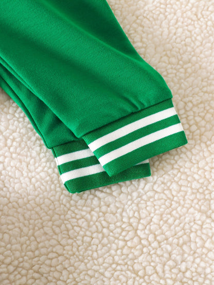 Boys 2 pcs Knit Baseball Suit - Stylish Fall/Winter Wear