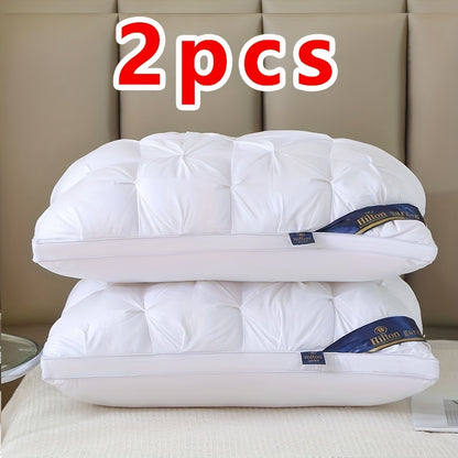 1pc/2pcs Luxury 5-Star Hotel Quality Pillows for Back Support