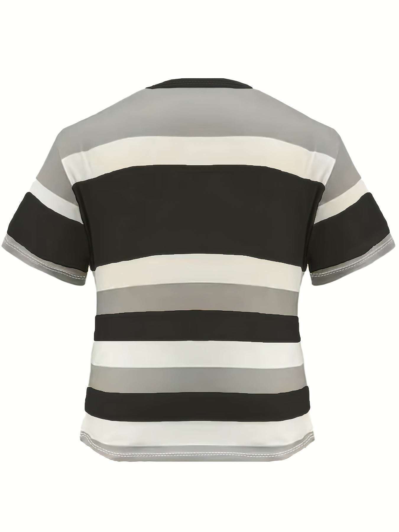 Womens Plus Size Striped T-Shirt 