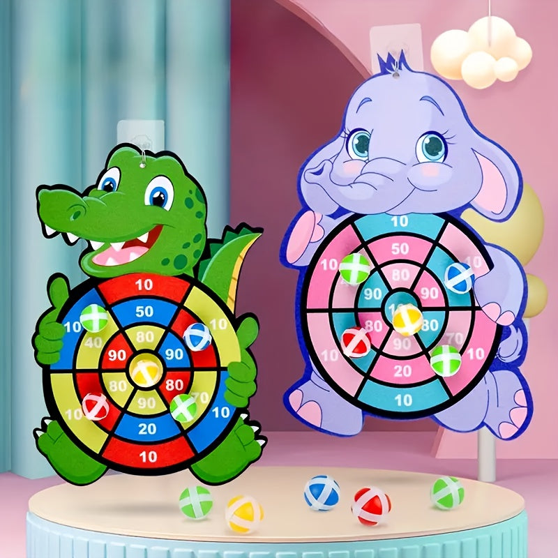 Sticky Ball Toss Game – Elephant Design for Family Fun