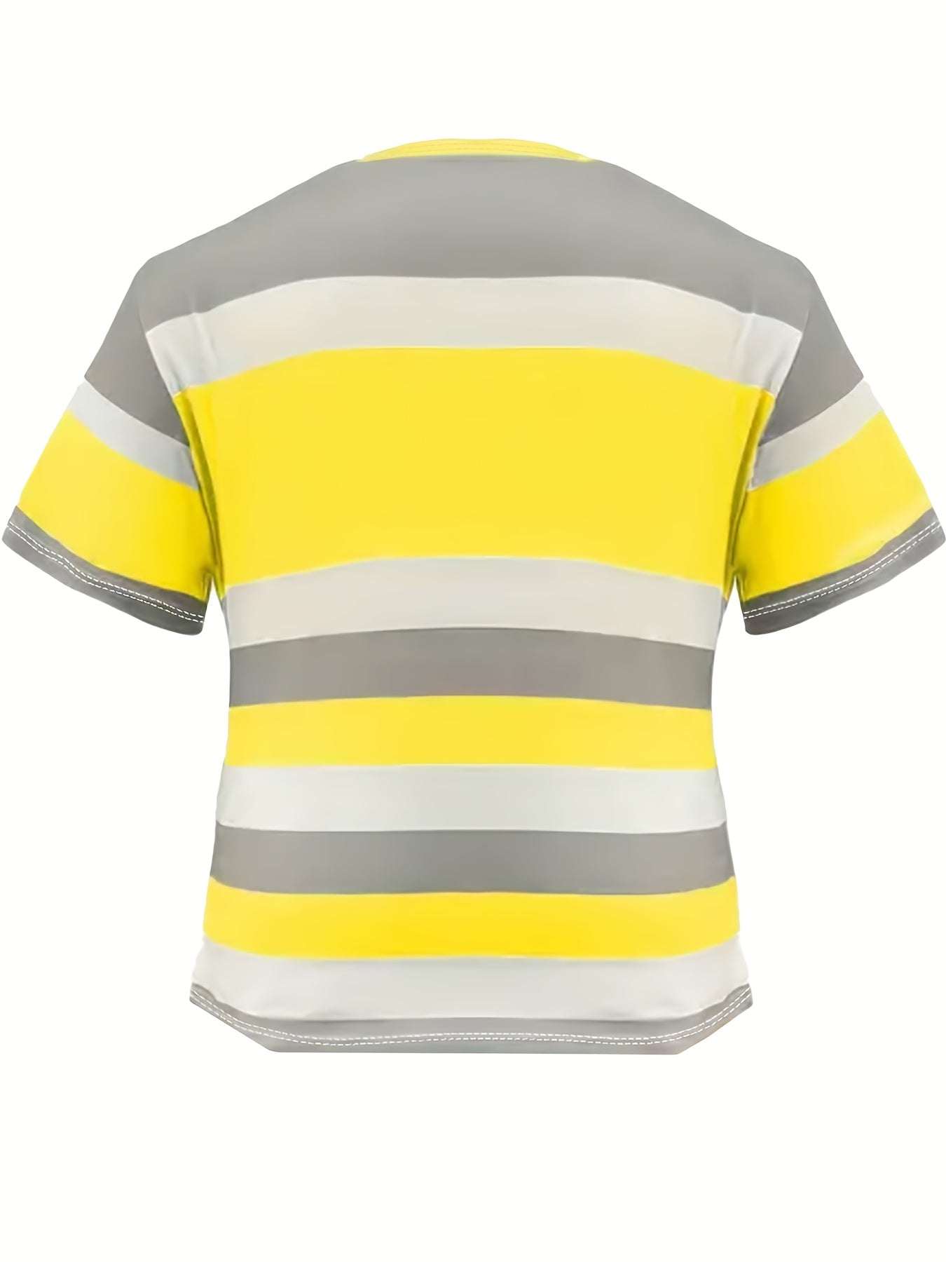 Womens Plus Size Striped T-Shirt 