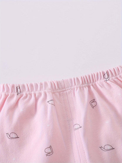 Girls Outfit Set -  7 pcs, Soft Cotton, All-Season,  Bear Themed