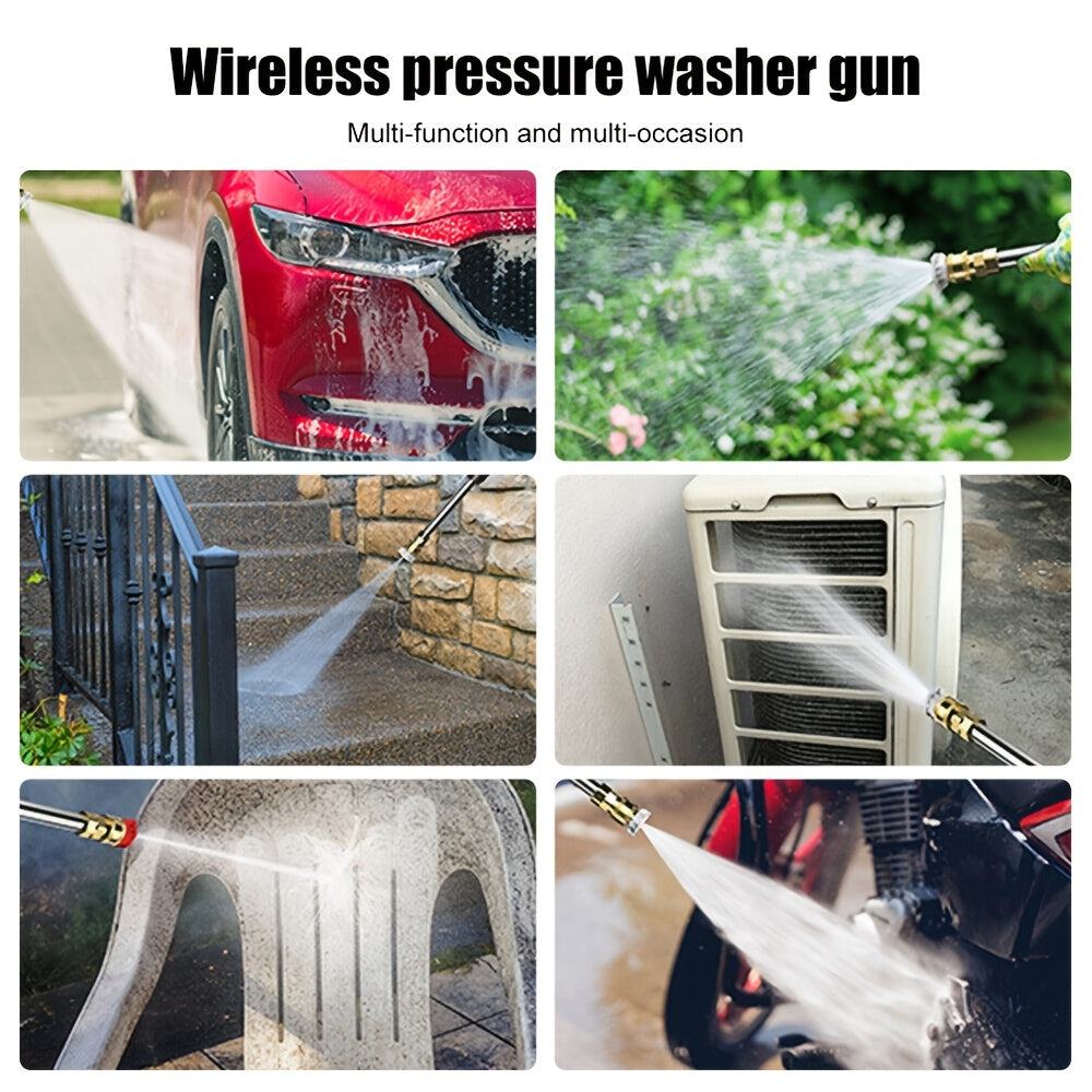 Cordless High Pressure Water Gun - Portable 30BAR Cleaner Tool