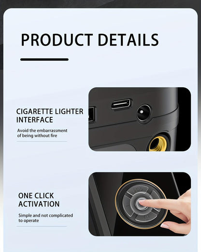 Car Air Compressor - 1 Portable, Inflator Wireless Handheld Pump