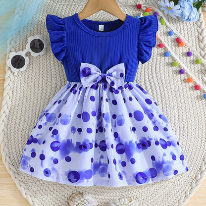 Floral Ruffle Sleeve Dress 