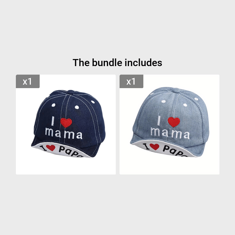 Hat for Baby Girls and Boys - Soft Denim Cap, Spring and Summer