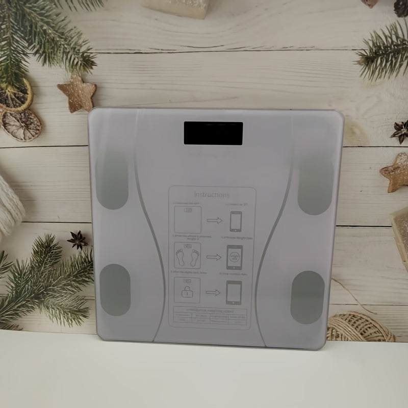 Smart Digital Bathroom Scale - Battery Powered Device