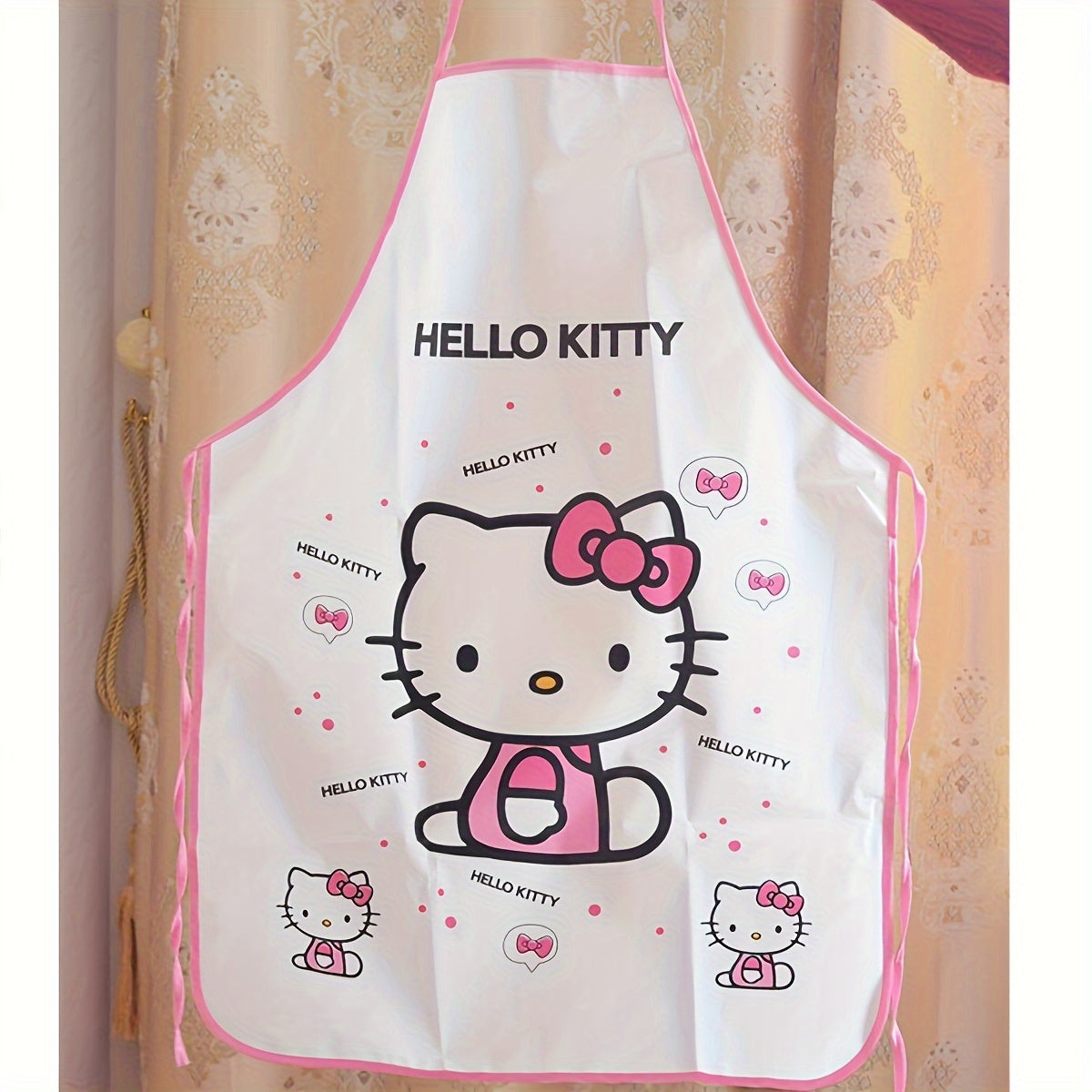 Hello Kitty Kids Apron - Sleeve Cover, Craft & Kitchen Apron, Polyester