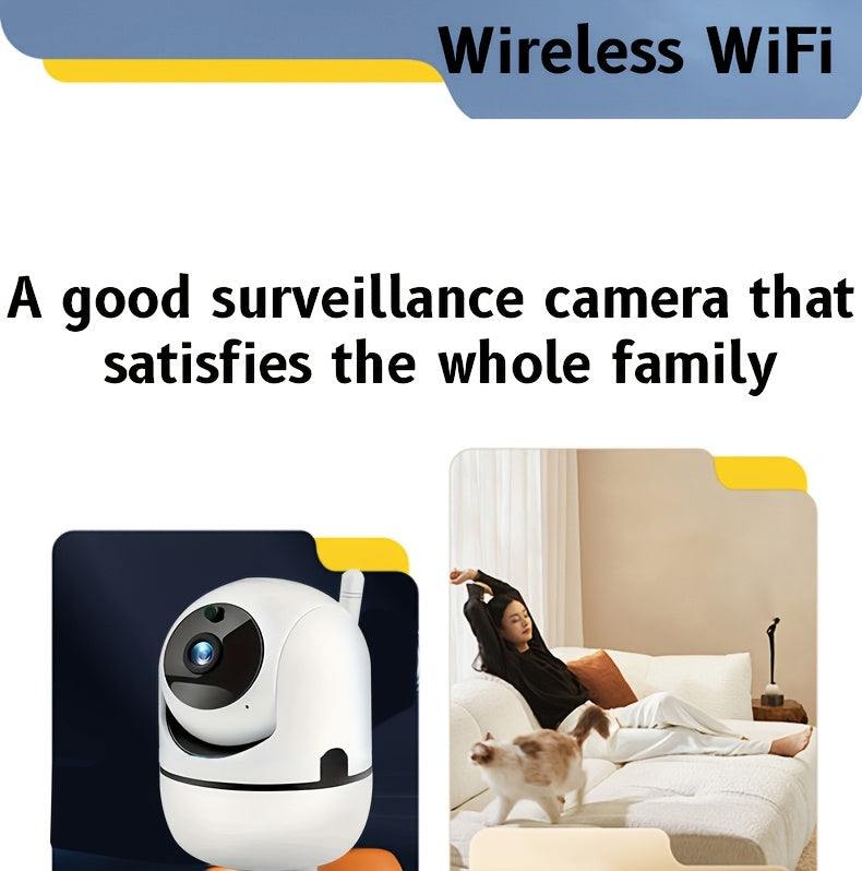 Wireless Home Security Camera -YIIYRY 1080P, Panoramic, 360-Degree