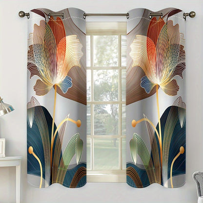 Glam Floral Curtains