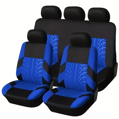 Luxury Linen 5-Seat Car Seat Covers, New Style, Premium, All-Season, Full Coverage, Integrated, Breathable, Auto Seat Protectors, Cushion Covers, Vehicle Interior Accessories, Polyester Fiber, Non-Textile Weaving, Fits Most M