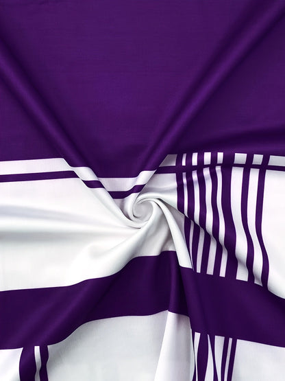 New Summer Elegant Women T-shirt with Black Plaid Print